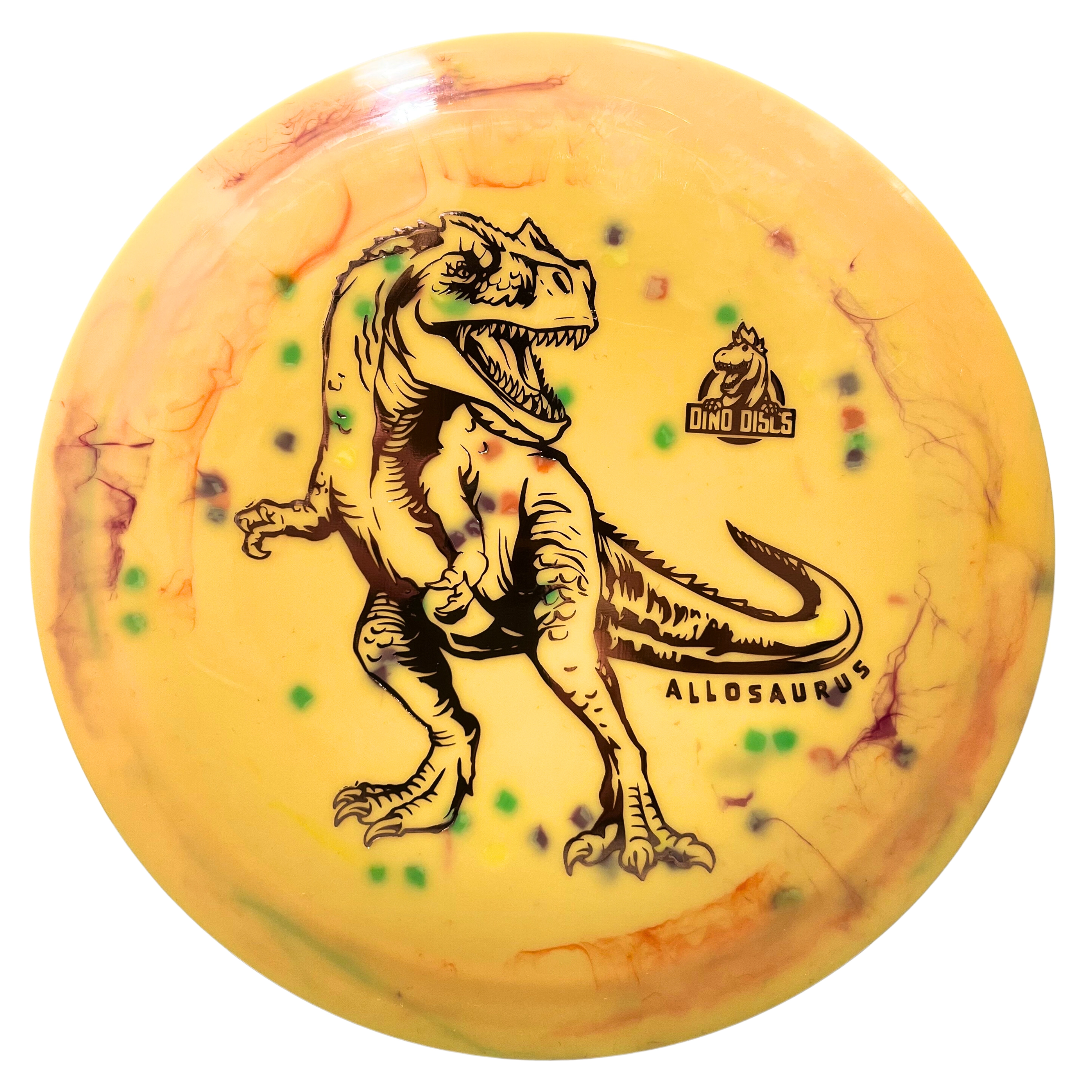 Dino Allosaurus Disc Golf Disc