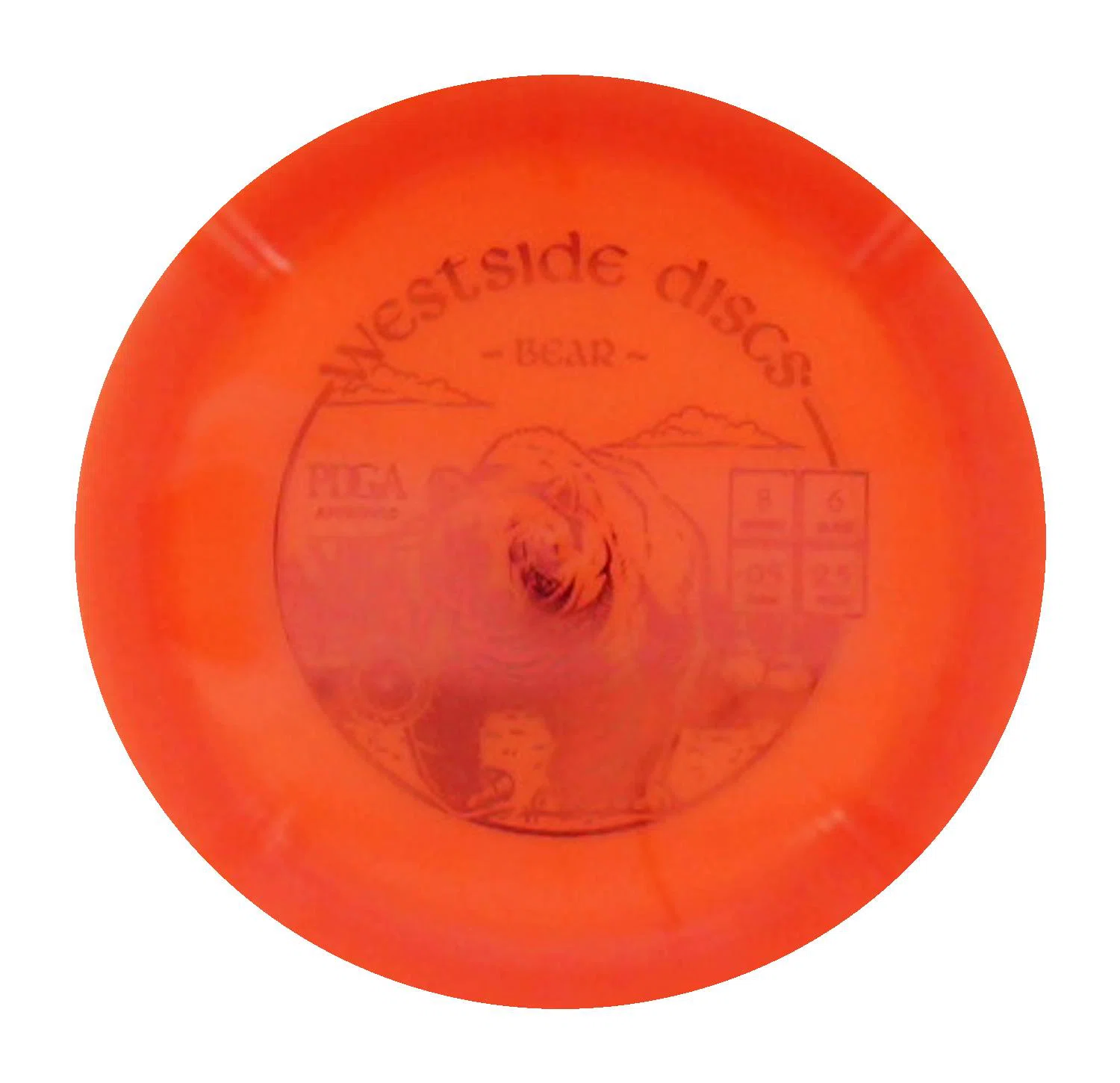 Westside Bear Disc Golf Disc