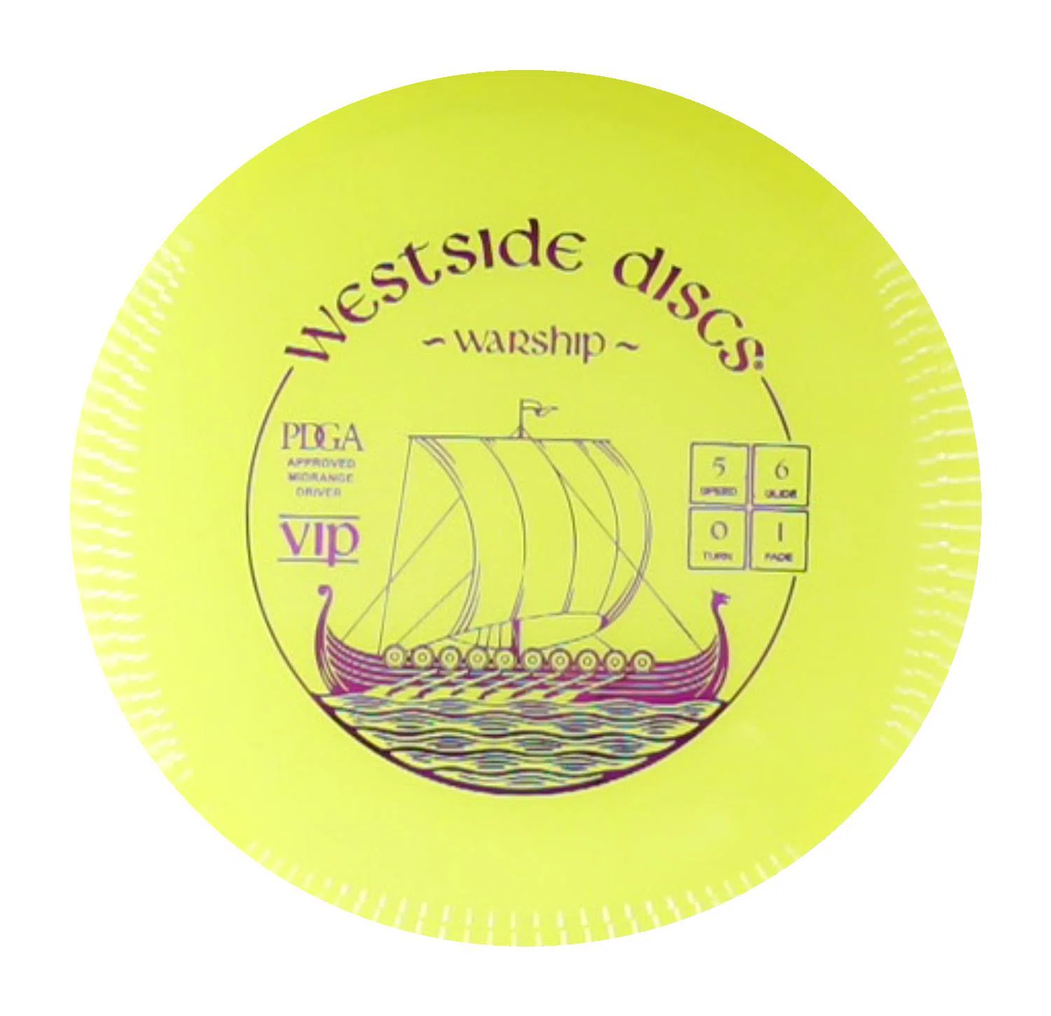 Westside Warship Disc Golf Disc